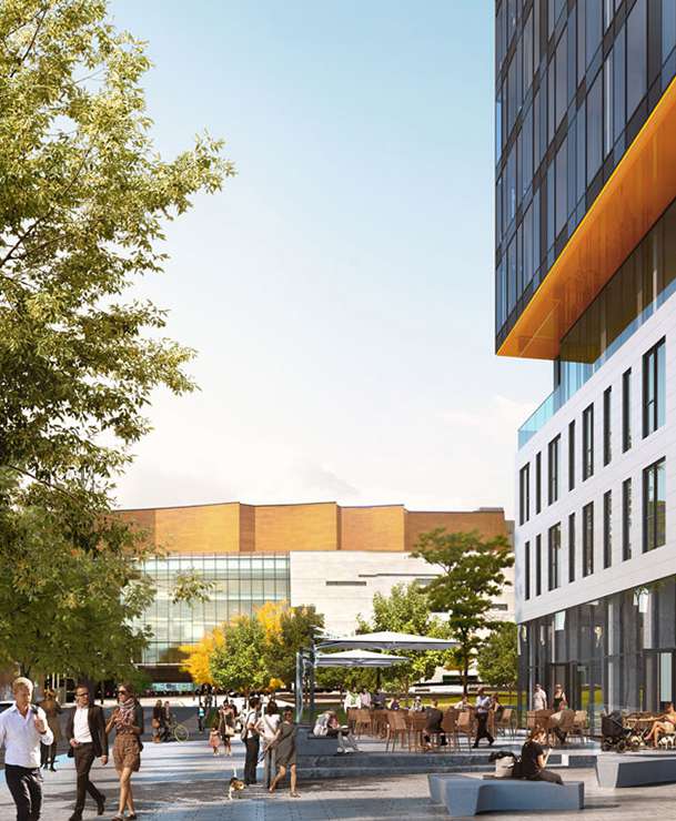 Vie-de-quartier rez-de-chaussez nouveaux-condos-de-luxes centre-ville Montréal